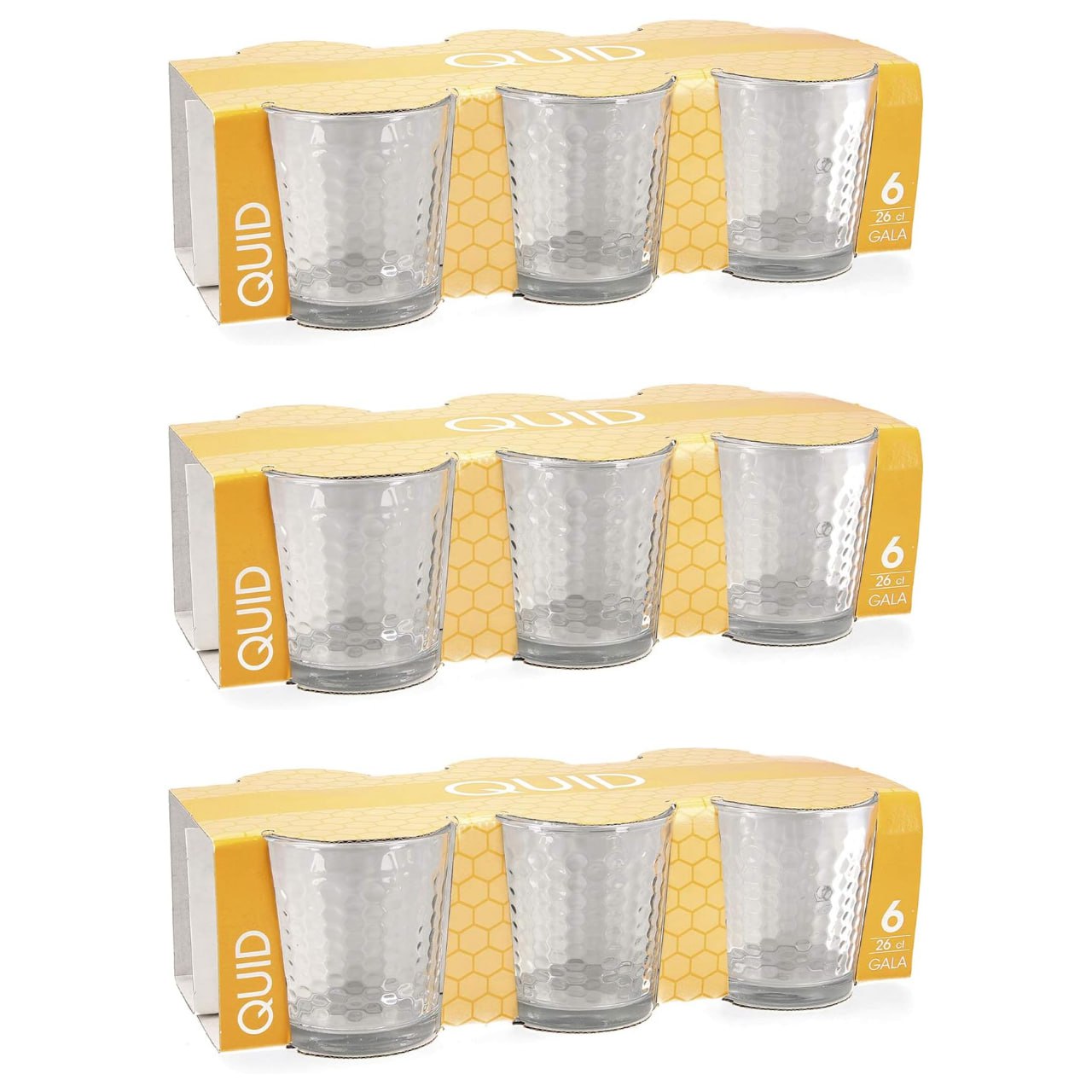 Set 18 vasos forma baja 26cl